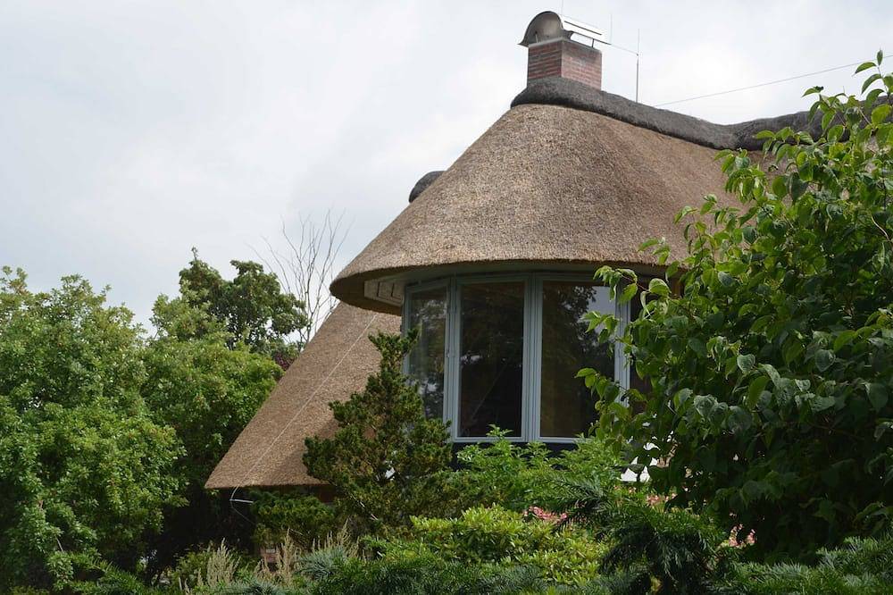 Entennest - Reetgedecktes Espenhaus in Grebin, Südliche Ostseeküste