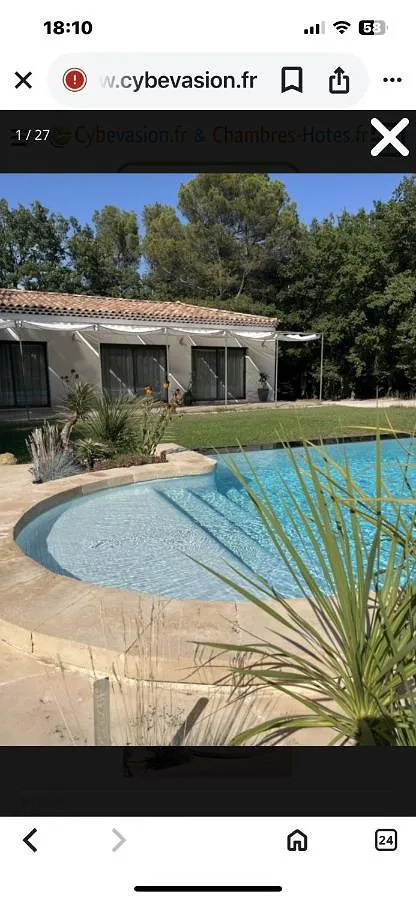 Alojamiento y desayuno para 2 personas, con piscina y jardín - 1