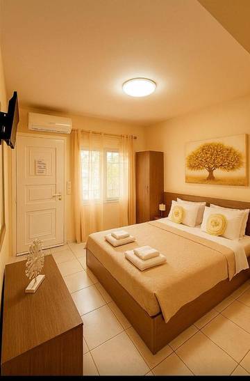 Gîte pour 3 personnes, avec vue et jardin dans Nea Kallikratia