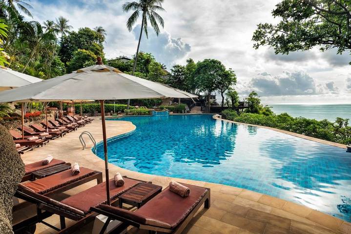 Station pour 4 personnes, avec jardin ainsi que piscine et vue dans Ko Phangan - 4