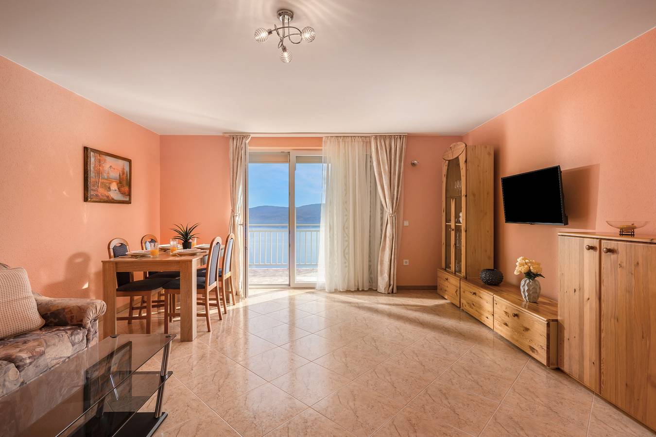 Ganze Wohnung, Sea View Apartment Magda 2 in Plomin, Ostküste Istrien