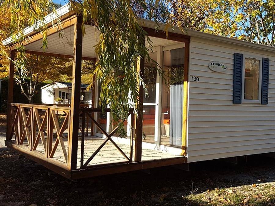 Camping Le New Rabioux - Mobilhome 6 personas in Châteauroux-les-Alpes, Parque Nacional de los Ecrins