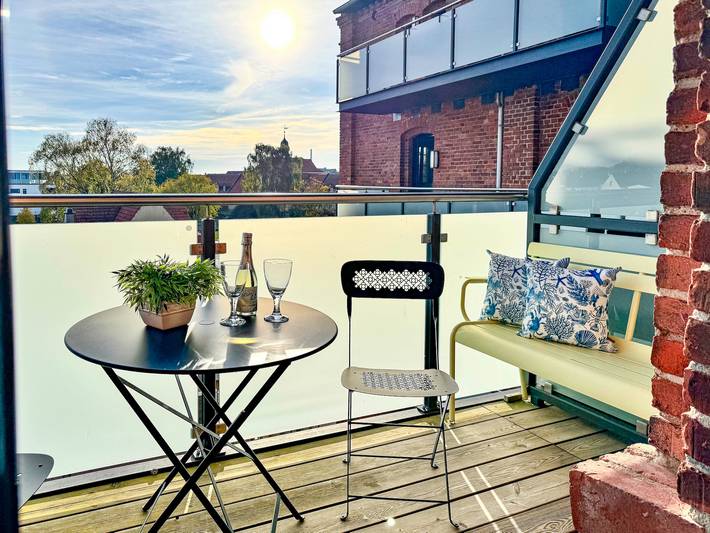 Ferienwohnung für 5 Personen, mit Balkon und Ausblick in Barth - 2