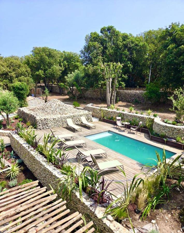 Chambre d’hôte pour 2 personnes, avec terrasse et vue ainsi que piscine et jardin à Bonifacio - 4