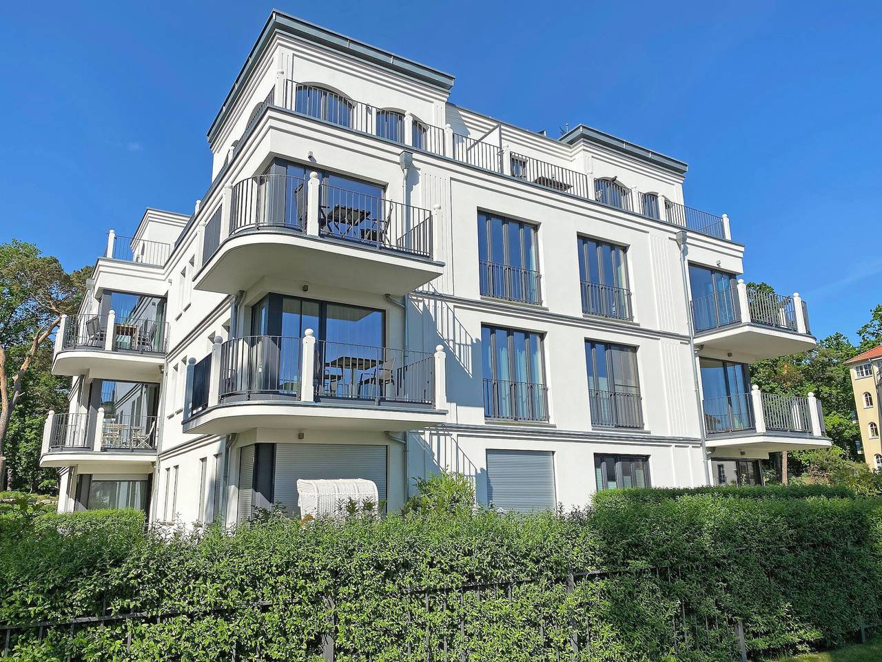 Ganze Ferienwohnung, F: Strandvilla Andrea Whg. 07 Meerblick mit Balkon in Baabe, Rügen