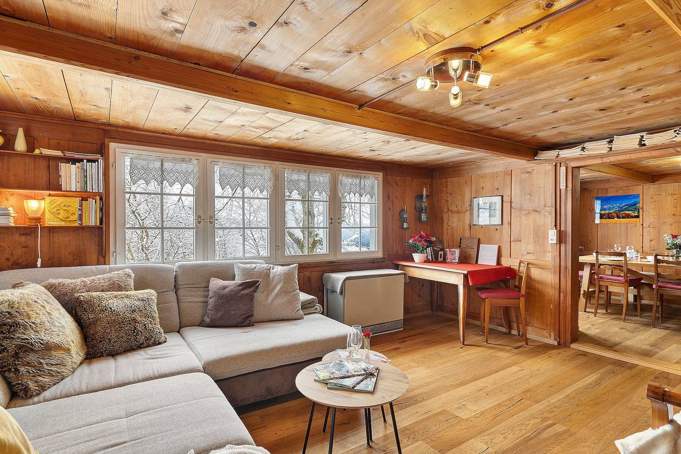 Ganze Wohnung, Apartment „Berghüsli Heiterswil“ mit Bergblick, privater Terrasse und Garten in Wattwil, Kanton St. Gallen