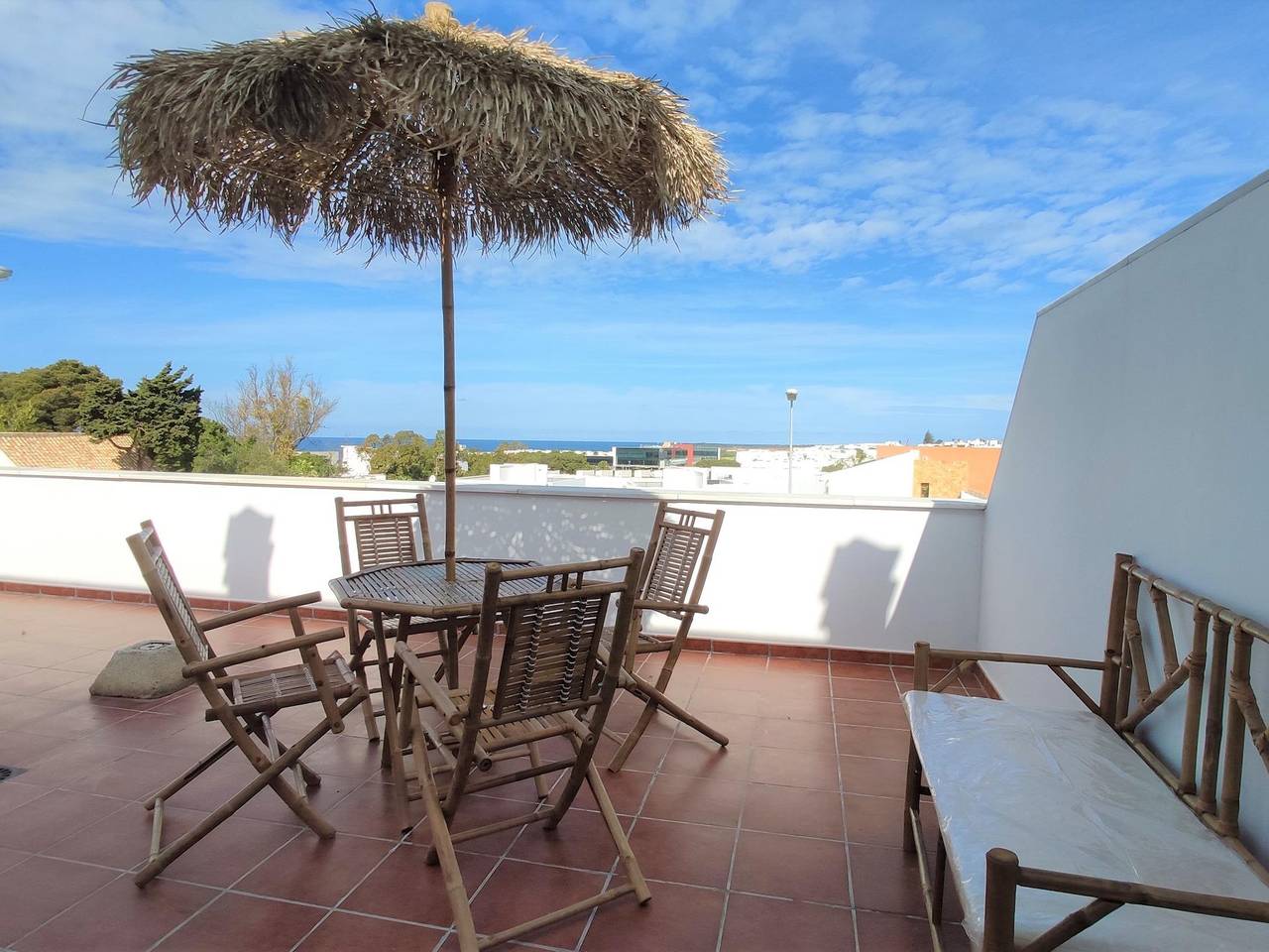 Ganze Ferienwohnung, Ferienwohnung für 3 Personen mit Terrasse in La Fontanilla, Conil de la Frontera