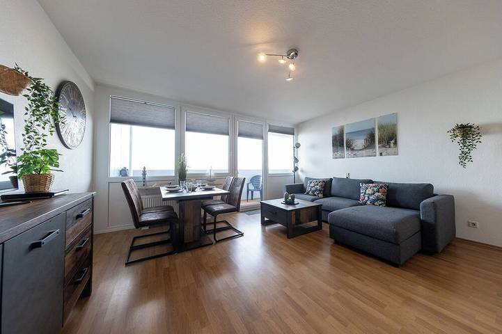 Ferienwohnung für 4 Personen, mit Balkon rund um die Havenwelten