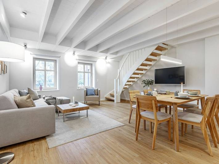 Ferienhaus für 6 Personen, mit Terrasse und Garten sowie Sauna