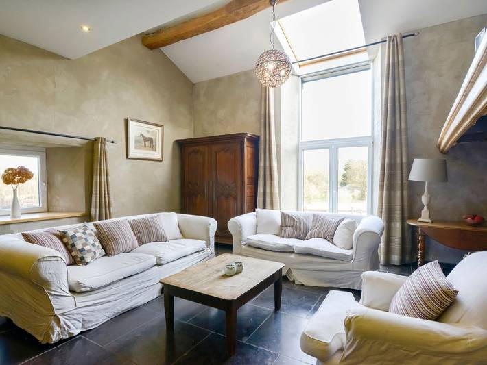 Location de vacances pour 9 personnes, avec sauna et terrasse à Manhay - 2