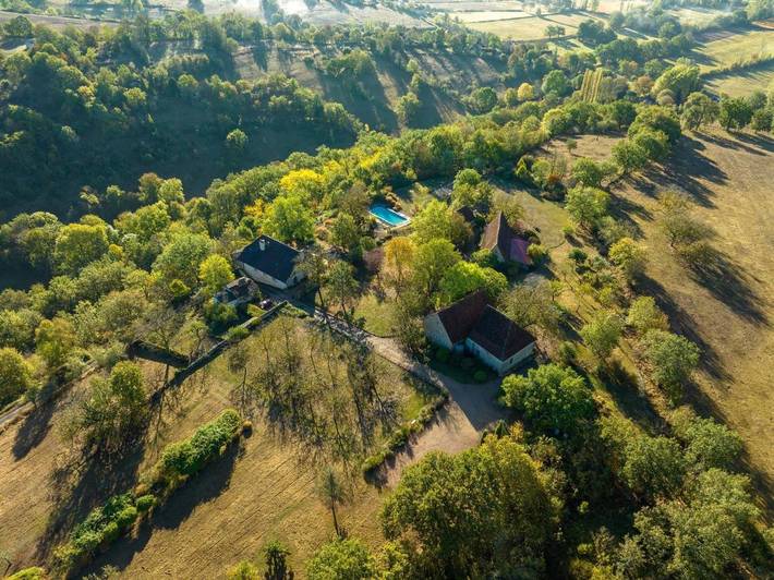 Gîte pour 4 personnes, avec jardin ainsi que piscine et vue à Boussac (Lot) - 3