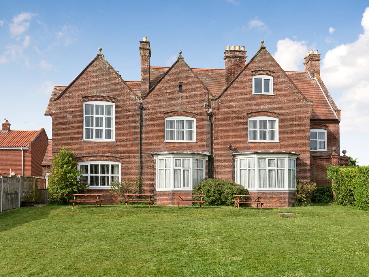 St Peters Court in Bacton, Norfolk Coast
