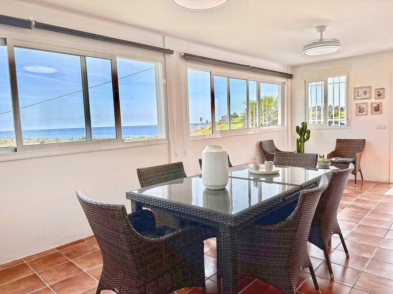 Casa rural 'Villa Ángeles' con vistas al mar, Wi-Fi y aire acondicionado in Punta Lara (Nerja), Nerja