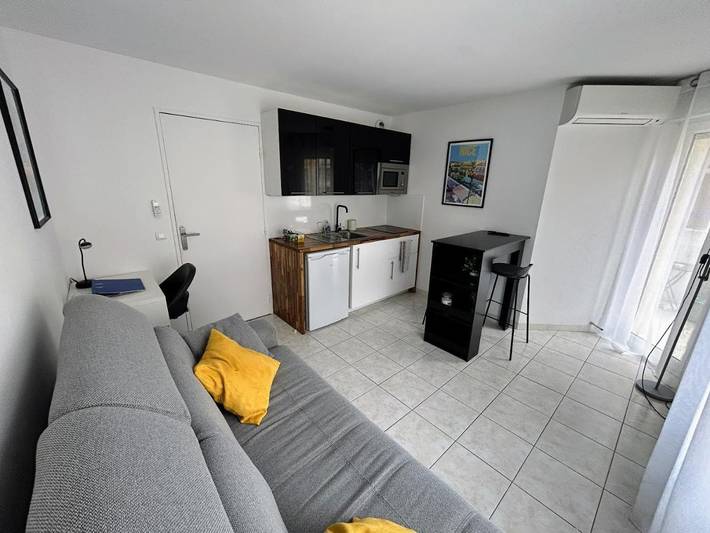 Gîte pour 2 personnes, avec balcon dans Plage Carras Nice - 3