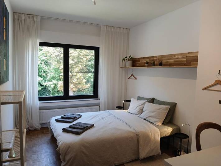 Gîte pour 2 personnes, avec terrasse ainsi que vue et jardin à Boom - 2