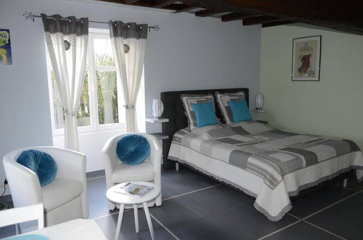 Chambre d’hôte pour 3 personnes, avec bassin pour enfant et piscine ainsi que jardin et vue dans Maine-et-Loire - 3