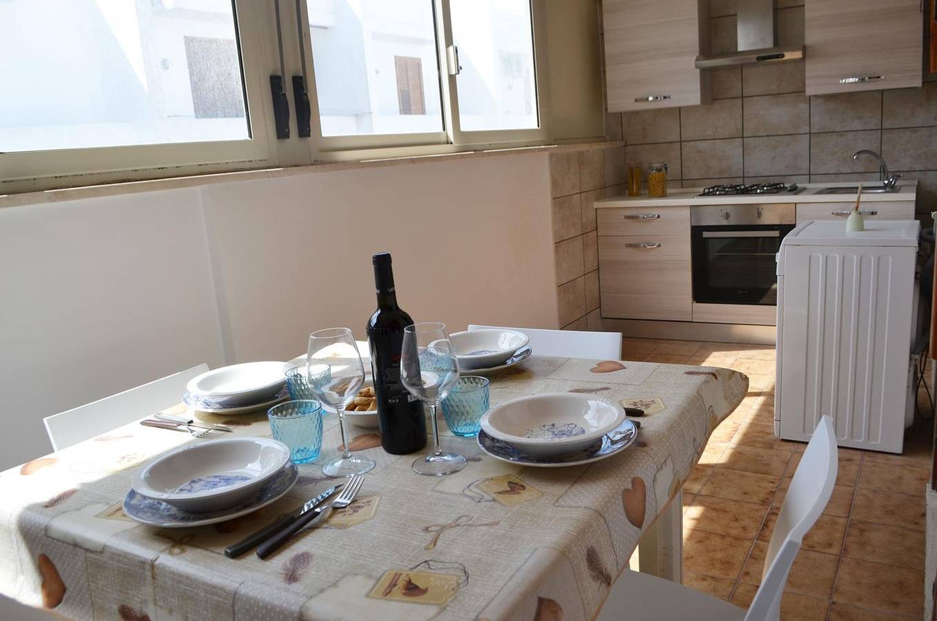 Casa vacanze 'Casa con clima per 6' con balcone, adatta agli animali domestici in San Foca, Provincia di Lecce
