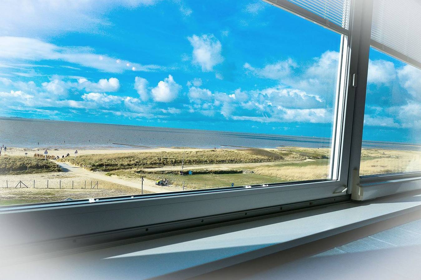 Ganze Wohnung, As25 direkt am Strand - mit Panoramaseesicht auf die Insel Neuwerk! in Sahlenburg Strand, Cuxhaven