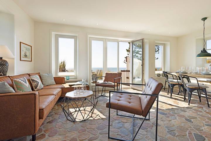 Ferienhaus mit Meerblick für 6 Personen, mit Garten und Ausblick sowie Sauna, mit Haustier auf Sylt - 4