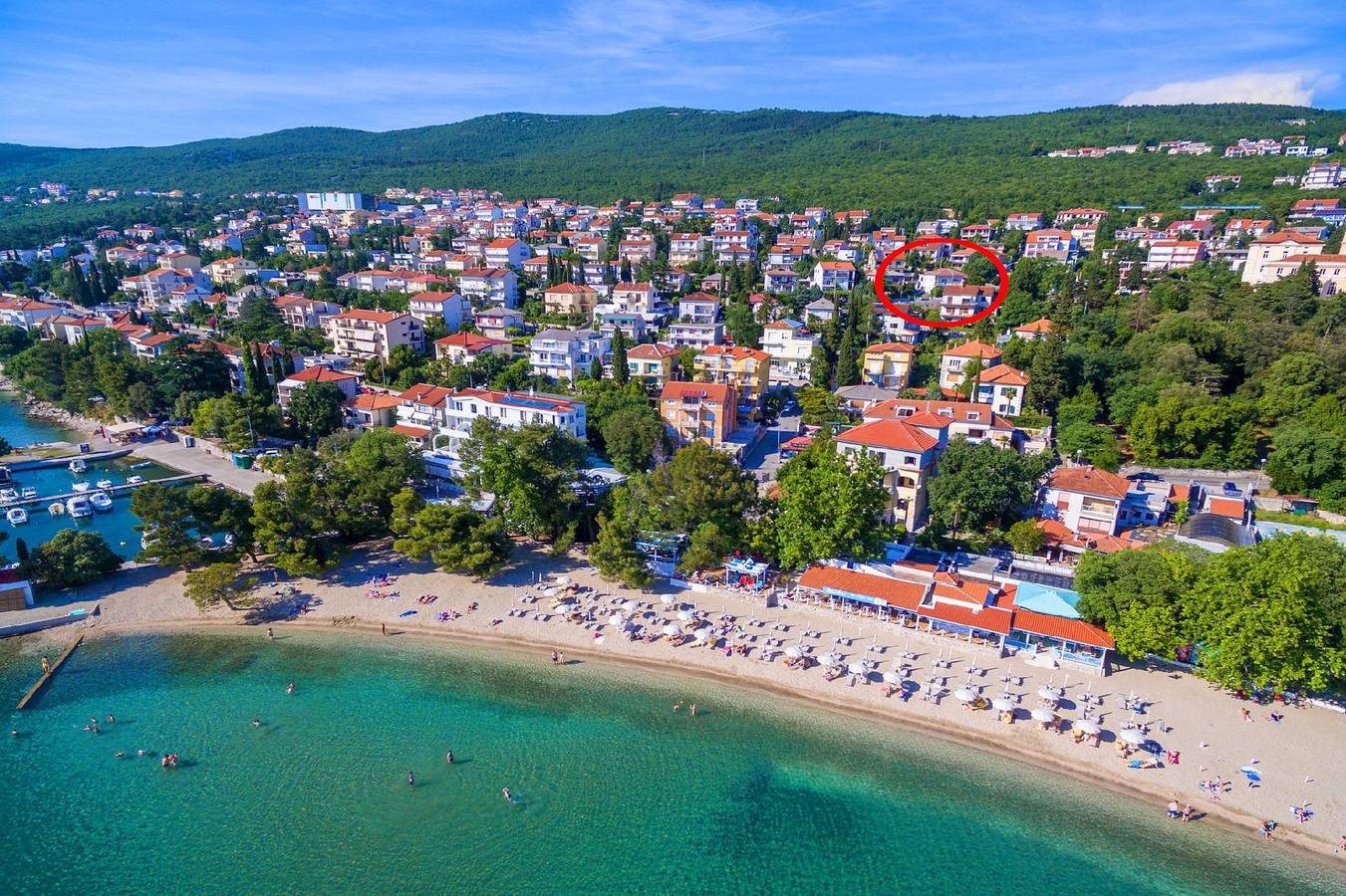 Ganze Ferienwohnung, Gästezimmer für 3 Personen ca. 21 qm in Crikvenica, Kvarner Bucht (Crikvenica und Umgebung) in Crikvenica, Primorje-Gorski Kotar