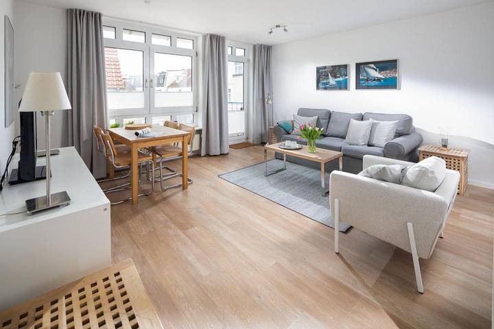 Ferienwohnung für 2 Personen, mit Balkon/Terrasse, mit Haustier auf Norderney - 2