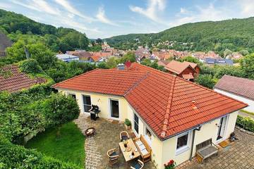 Ferienhaus für 5 Personen, mit Terrasse und Garten sowie Sauna in der Fränkische Schweiz