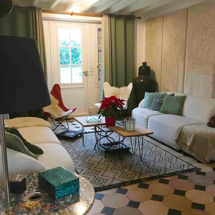 Gîte pour 9 personnes, avec jardin et terrasse, animaux acceptés dans Parc naturel régional du Vexin Français - 3