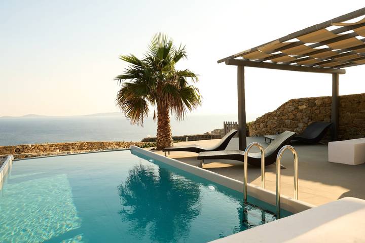 Villa pour 6 personnes, avec vue sur l’océan et jardin dans Mykonos - 2