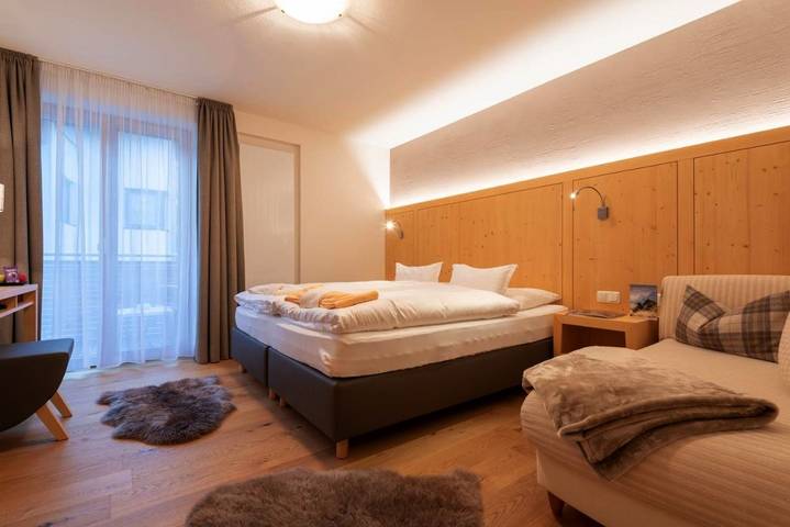 Maison d’hôte pour 3 personnes, avec vue ainsi que sauna et balcon à Lech - 2