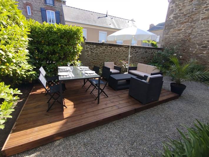 Location de vacances pour 6 personnes, avec jardin dans Plage du Prieuré