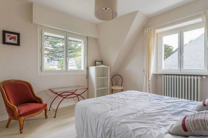Ferienhaus-Komfort-Eigenes Badezimmer-Gartenblick in Auray, Côte des Mégalithes
