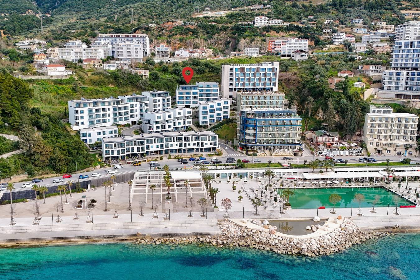Apartamento entero, Apartamento de vacaciones para 4 personas con balcón in Vlorë (Ciudad), Vlorë