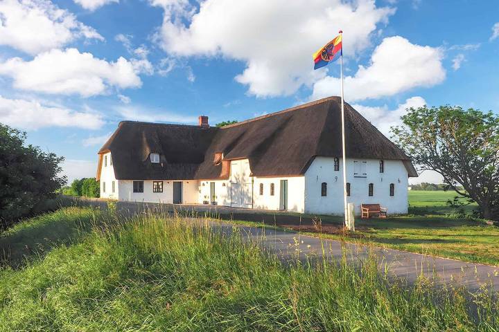 Ferienwohnung für 4 Personen, mit Terrasse und Garten sowie Sauna in Galmsbüll