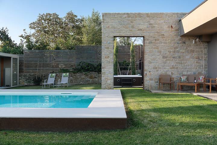 Isolotto degli Angeli: villa con piscina, jacuzzi y vistas en el corazón de la Toscana in Vaggio, Reggello