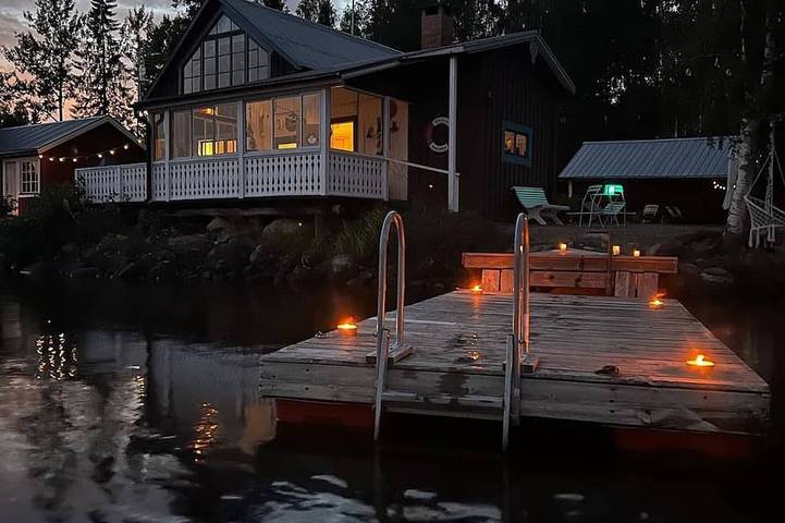 Ferienhaus für 13 Personen, mit Sauna und Garten sowie Terrasse - 1