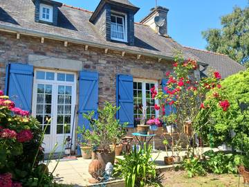 Chambre d’hôte pour 2 personnes, avec jardin, animaux acceptés à Kerbors