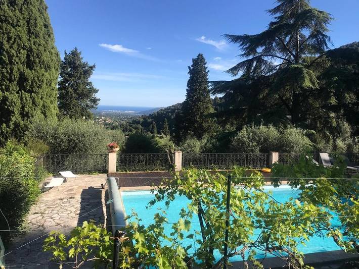 Maison de vacances pour 4 personnes, avec vue ainsi que jardin et piscine, animaux acceptés dans les Alpes maritimes - 3