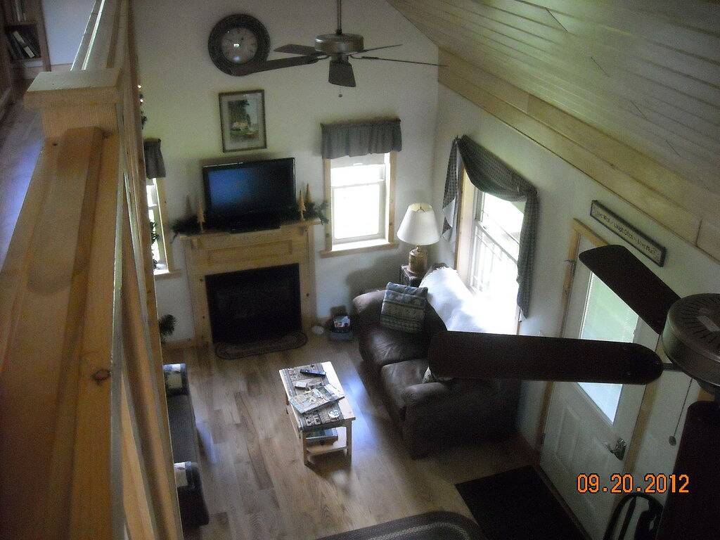 Reizende amische in Handarbeit gemachte Schlucht-Land-Kabine in Wellsboro, Pennsylvania in Tioga County