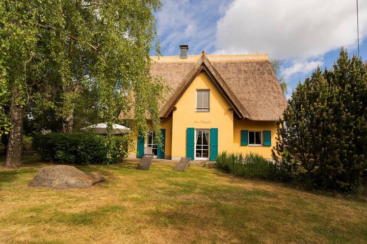 Ferienhaus für 8 Personen, mit Terrasse und Garten sowie Sauna in Rankwitz