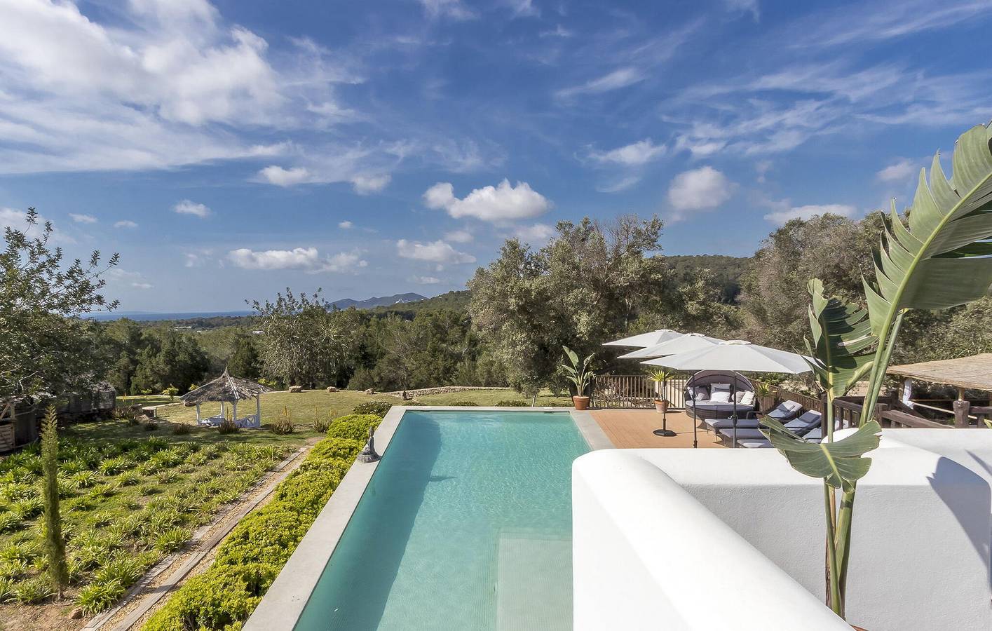Paradies mit Meerblick und Pool: Cala Llenya 2km in Sant Carles de Peralta, Santa Eulària des Riu