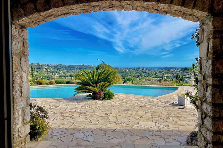 Villa pour 2 personnes, avec terrasse et jardin à La Colle-sur-Loup - 4