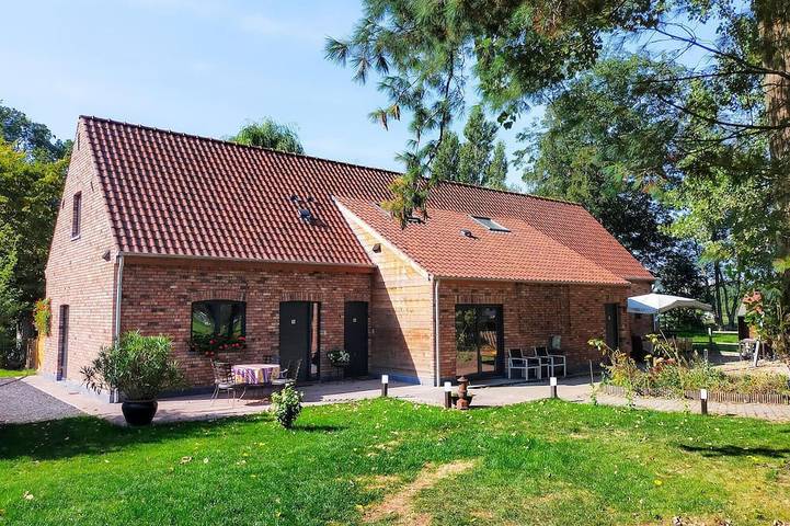 Ferienhaus für 12 Personen, mit Sauna und Garten, mit Haustier