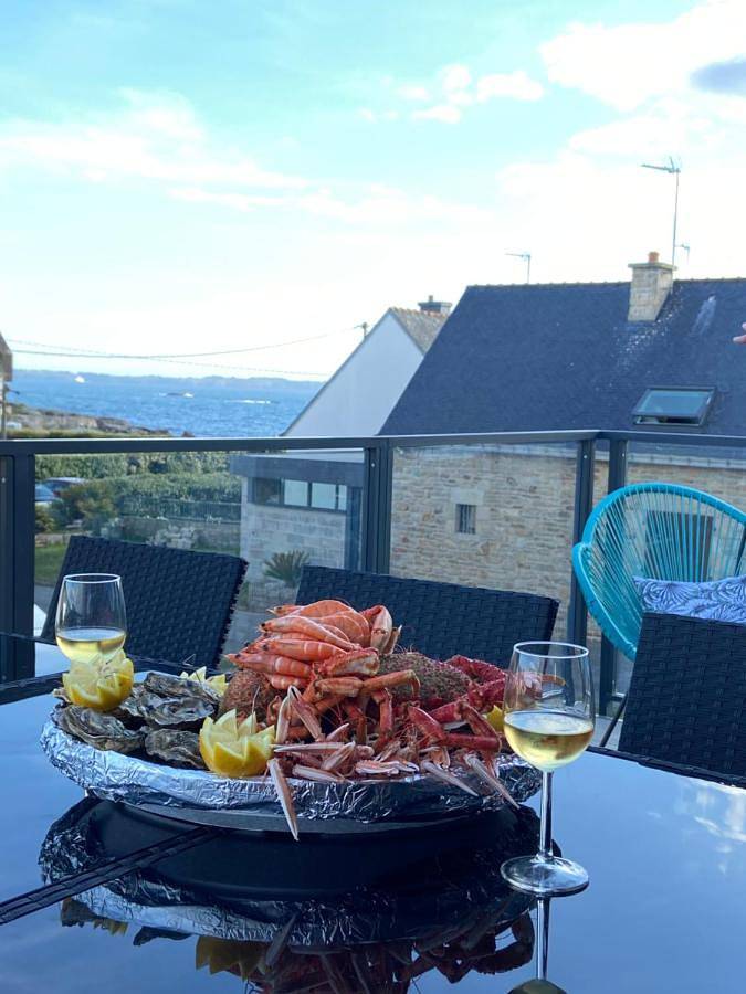Gîte pour 6 personnes, avec balcon et vue dans Plage du Courégant - 3