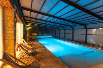 Maison d’hôte pour 6 personnes, avec jardin et vue ainsi que piscine et sauna, animaux acceptés dans Léglantiers