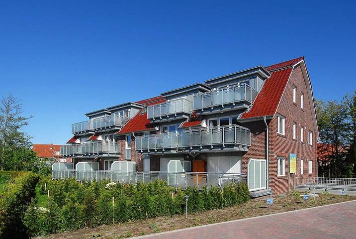 Vakantiewoning voor 2 personen, met balkon en uitzicht in Bensersiel