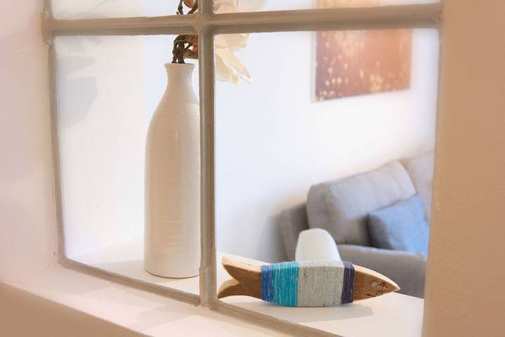 Ferienwohnung für 4 Personen, mit Garten und Ausblick