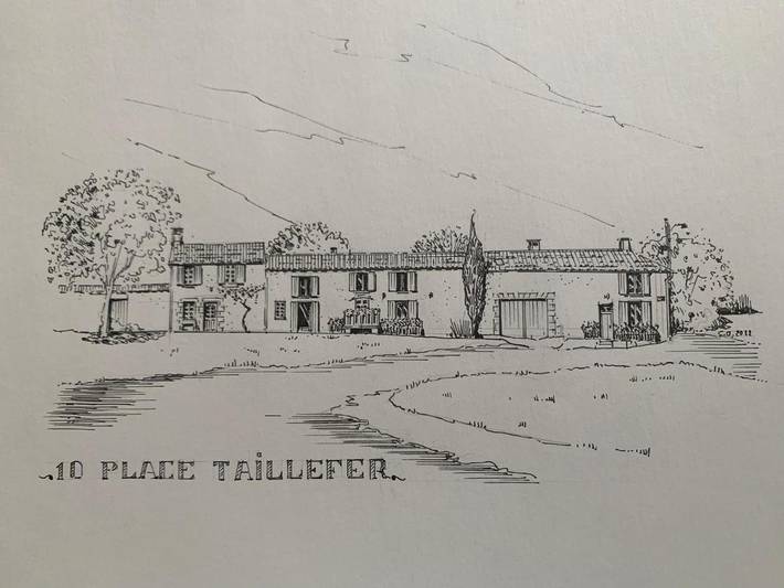 Gîte pour 3 personnes, avec vue et piscine à Montignac-Charente