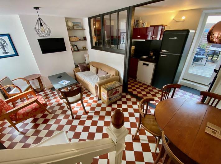 Gîte pour 6 personnes, avec terrasse à Étretat - 2