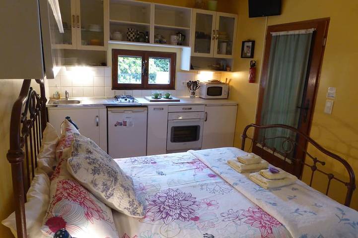 Gîte pour 2 personnes, avec terrasse ainsi que piscine et jardin, animaux acceptés à Rognonas - 2