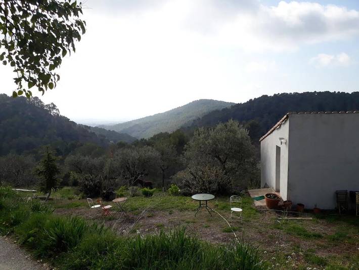 Ferienwohnung für 2 Personen, mit Garten und Ausblick